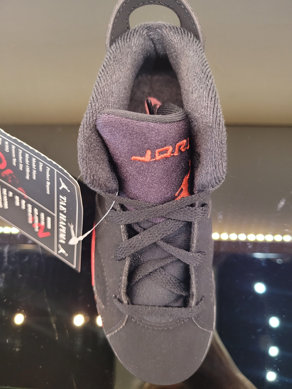 Jordan Kids Retro 6 Sneaker - Black/White/Red
